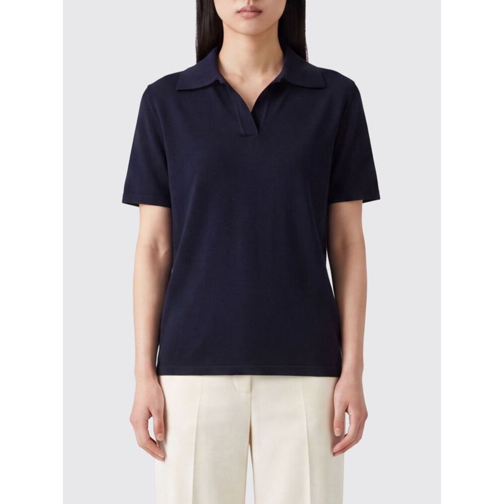 Roberto Collina Women Basic Viscose Blend Polo Shirt Roberto Collina